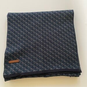 Ted Baker Gray And Blue Scarf